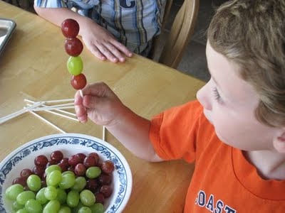 frozen grape pops