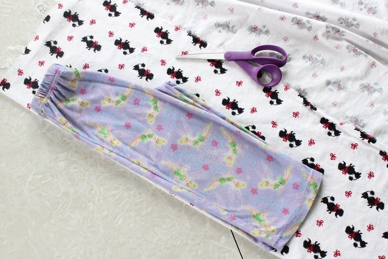 Sewing your own pajama pants is easier without a pattern for a perfect fitting pair every time!