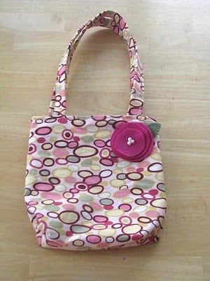small handbag for girls on table
