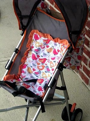 stroller pad sewing tutorial