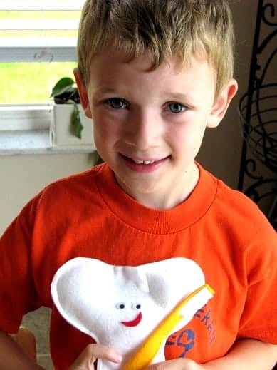 simple tooth fairy pillow