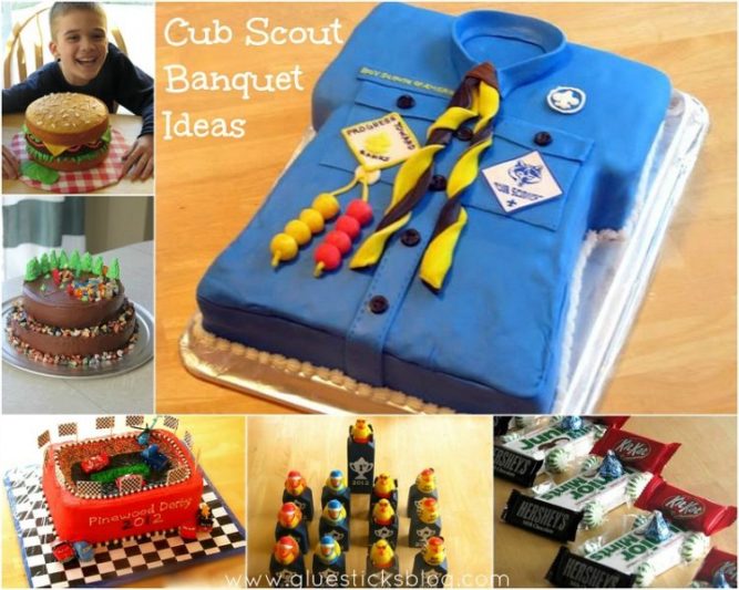 collage of cub scout banquet ideas