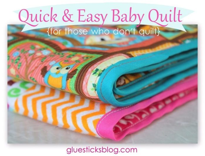 stack of baby quilts