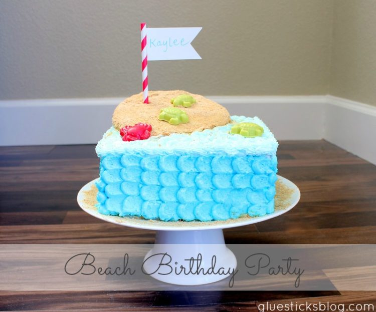 Beach Birthday Cake - CakeCentral.com