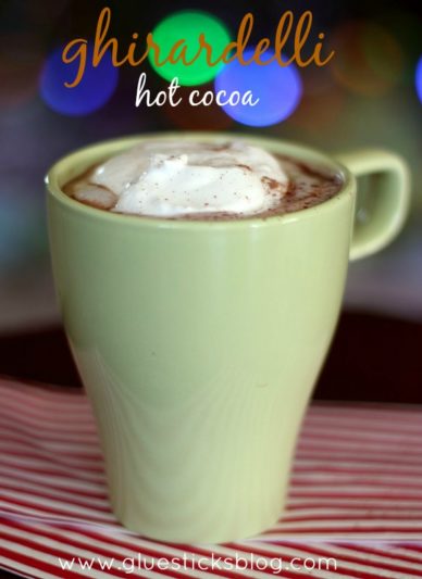 mug of hot chocolate