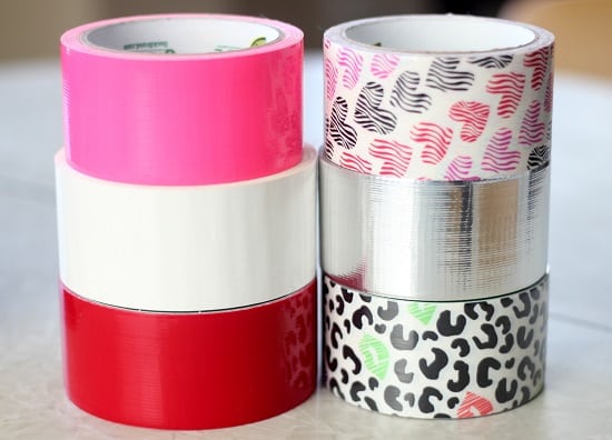 duct tape in pink.  Duck tape, Duct tape, Duck tape crafts