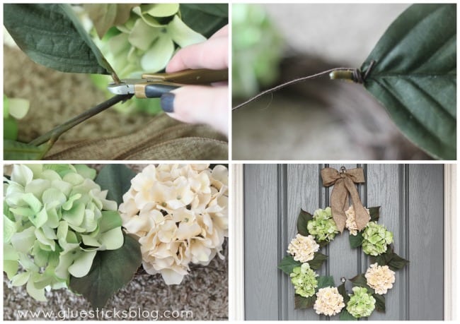 Spring Hydrangea Wreath