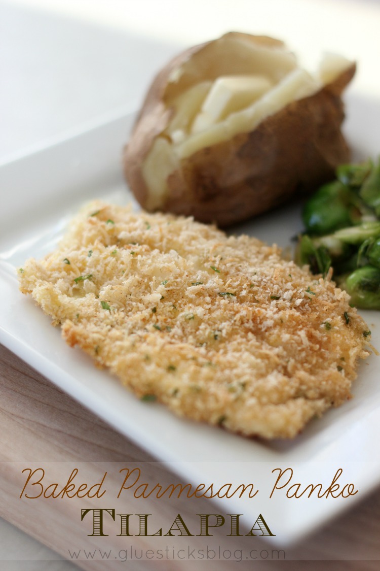 Baked Panko Tilapia