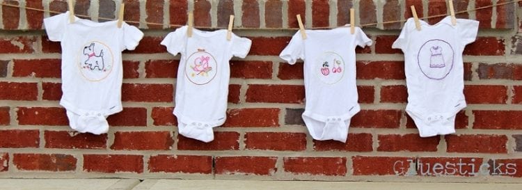 embroidered onesies