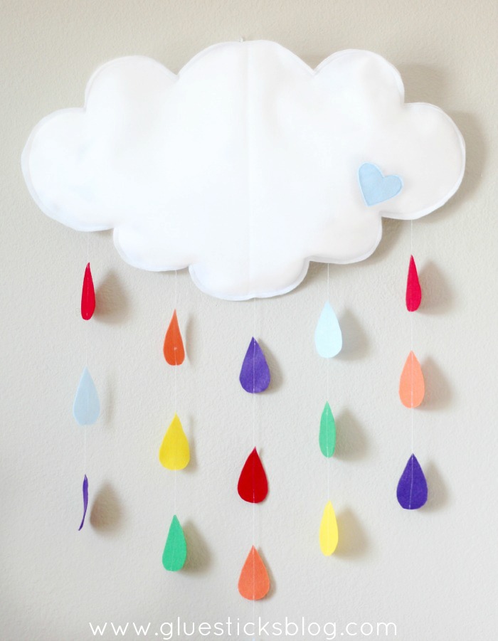 Rain Cloud · A Cloud Mobile · Creation by Joy K.