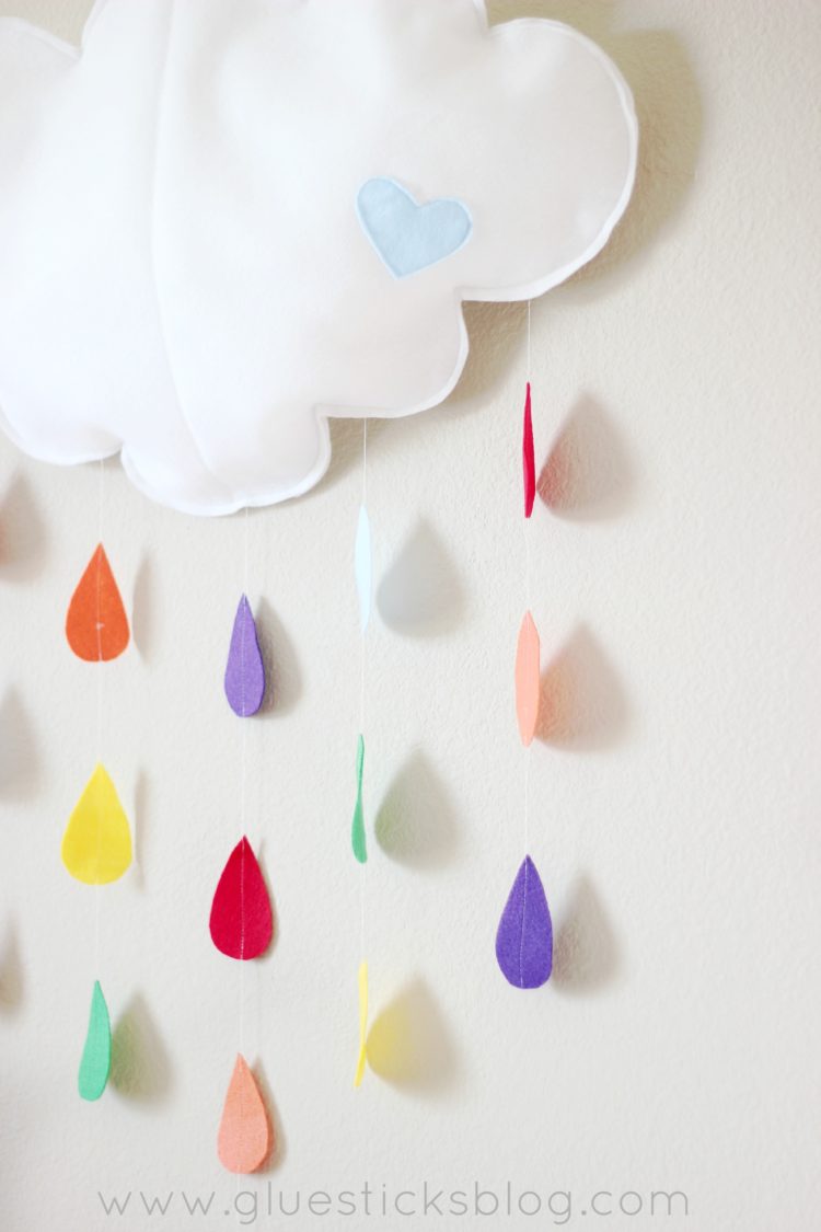 Rain Cloud · A Cloud Mobile · Creation by Joy K.