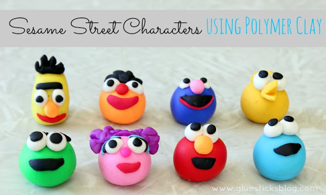 Sesame Street polymer characters