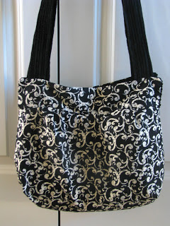 black and white handbag