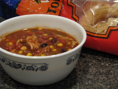 bowl of taco chili