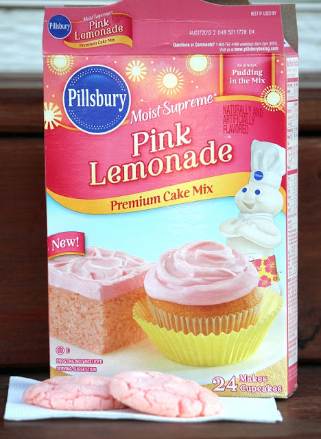 pink lemonade cake mix