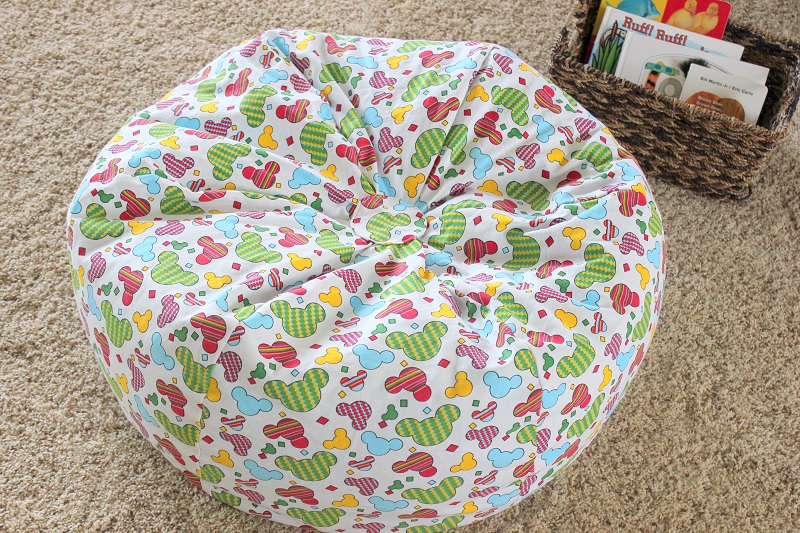 curl African Occupy FREE Bean Bag Chair Sewing Pattern (2 Sizes!) - Gluesticks Blog