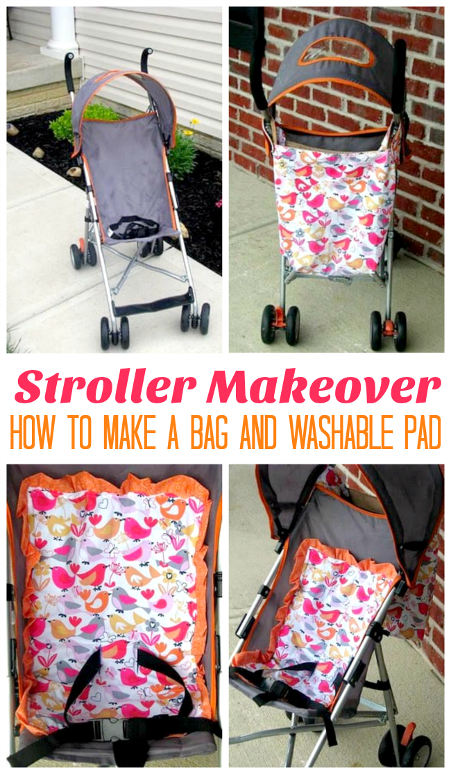 DIY BABY STROLLER BAG  How to make 2-in-1 Organizer [sewingtimes] 