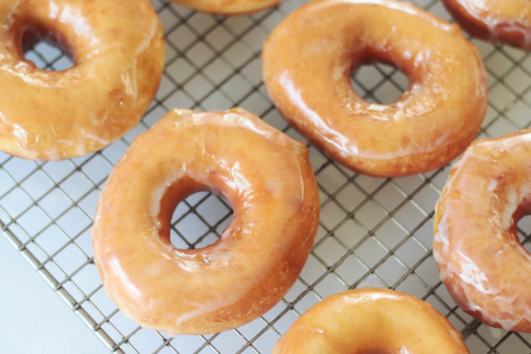 donuts on cooling rack