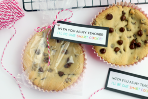 One Smart Cookie Teacher Gift With Printable Tag - Gluesticks Blog