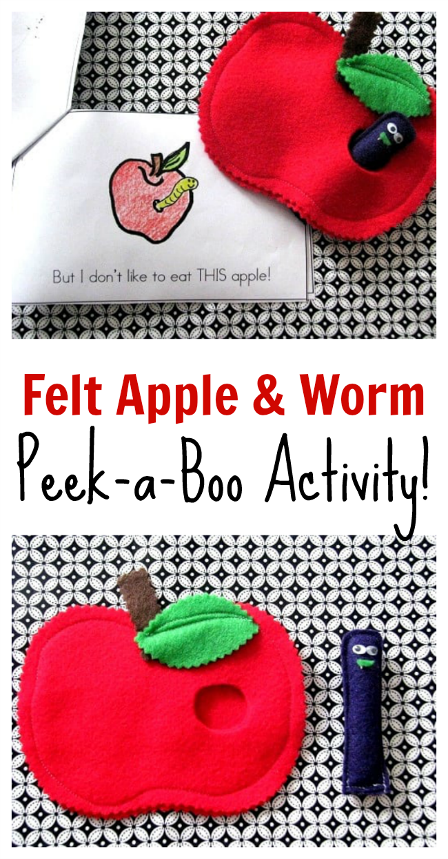 Felt Apple And Worm Preschool Activity Gluesticks Blog