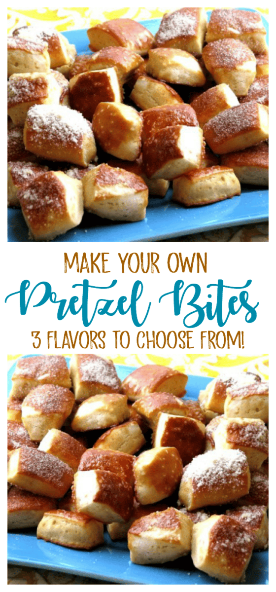 Make your own soft pretzels with our pretzel bites recipe that are just like the ones at the mall, only better because you can create your own flavor variations!