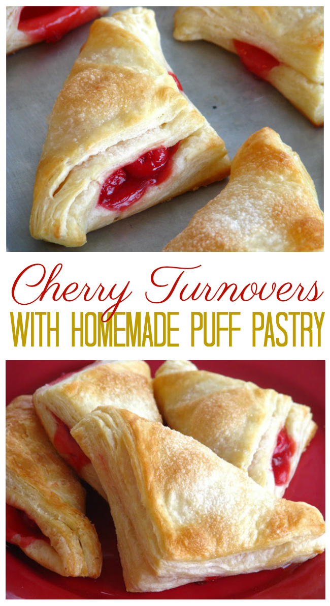 Cherry Turnovers With Homemade Puff Pastry Recipe