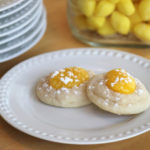 lemon bar cookies on plate