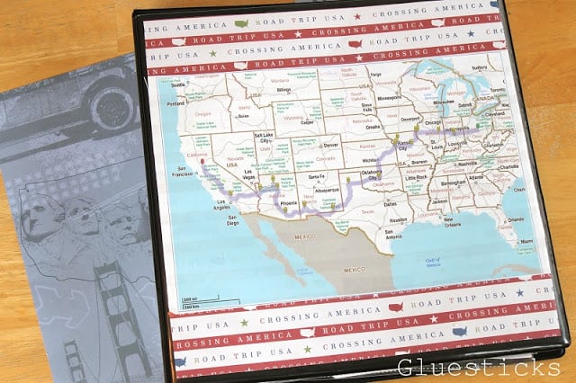 Road trip activities and printables for kids! Activity pages to print, road trip binders, and easy on the go snacks from a family who has has traveled around the United States.