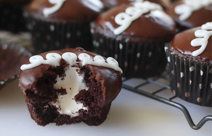 hostess cupcake filled with marshmallow creme