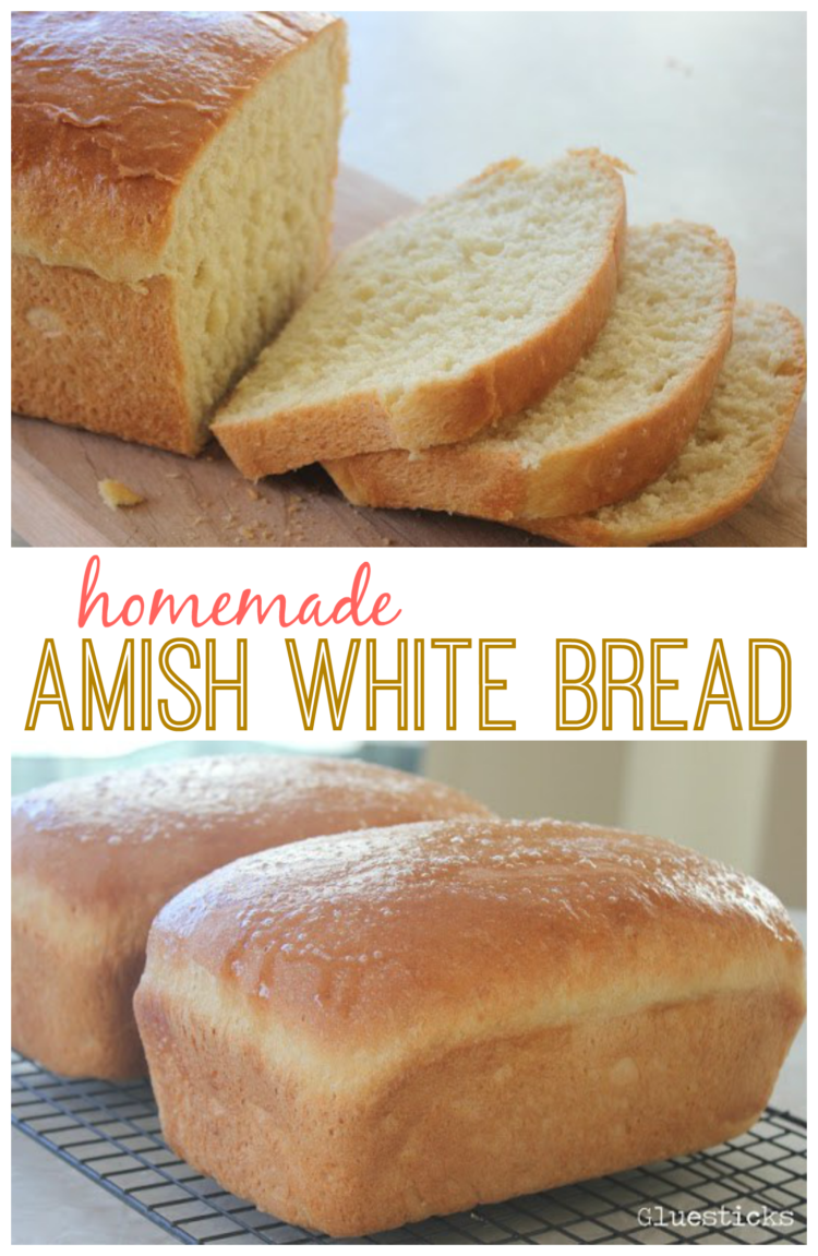 Homemade Amish White Bread Yields 2 Delicious Loaves