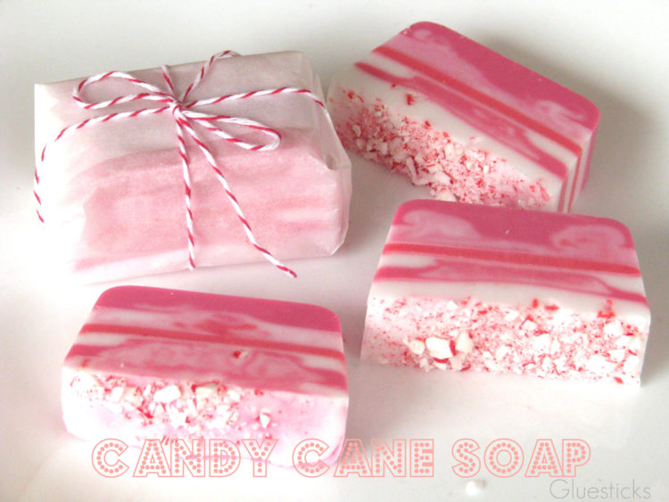 Candy Cane Soap