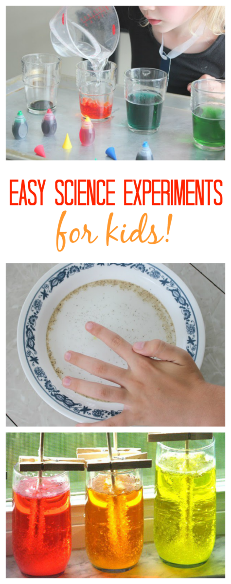 Sidewalk paint rockets, colored carnations, fizzy water, bobbing raisins, balloon rockets and more! This collection of easy science experiments for kids is a great way to spark curiosity and creativity during the summer months off of school!