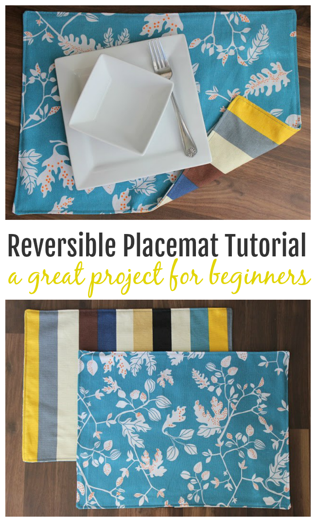 Reversible Placemat Tutorial: An Easy Sewing Project for Beginners