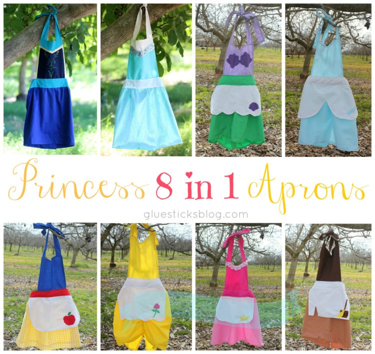 Princess Aprons 8 in 1 Tutorial