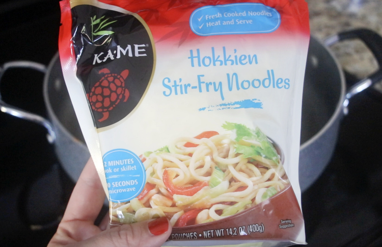 stir fry noodles in packag