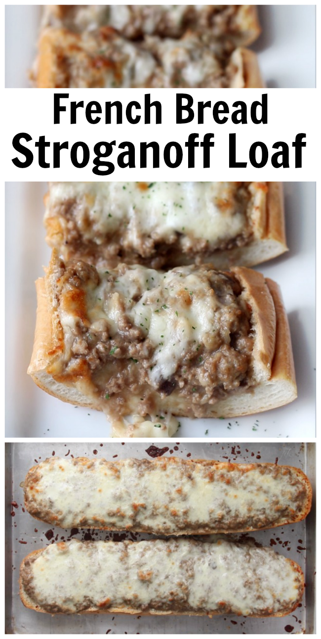 slices of stroganoff loaf