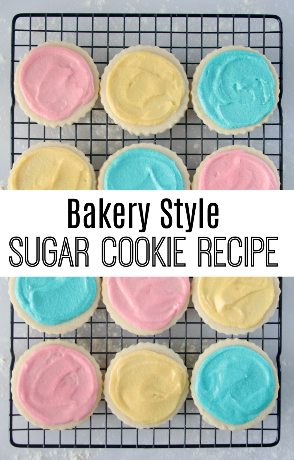 Bakery Style Sugar Cookie Recipe: Soft, buttery, and hold their shape!