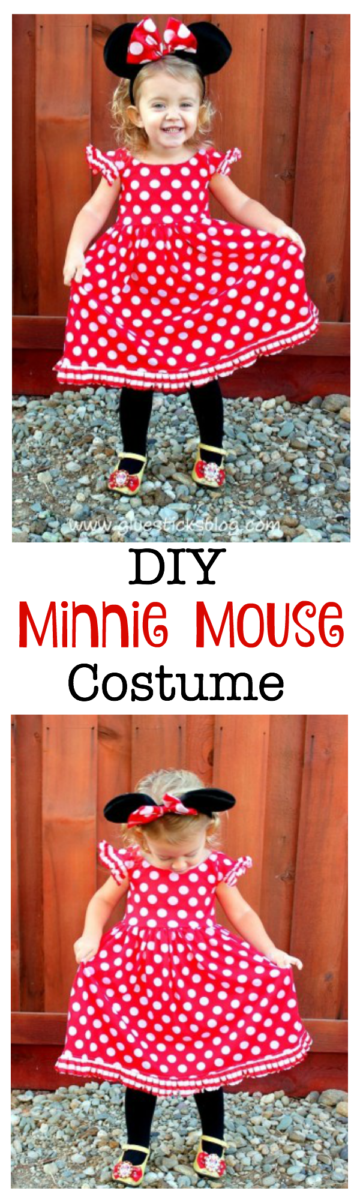 homemade mini mouse costume