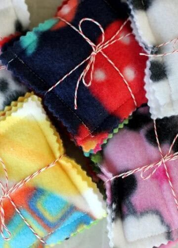 pile of homemade hand warmers