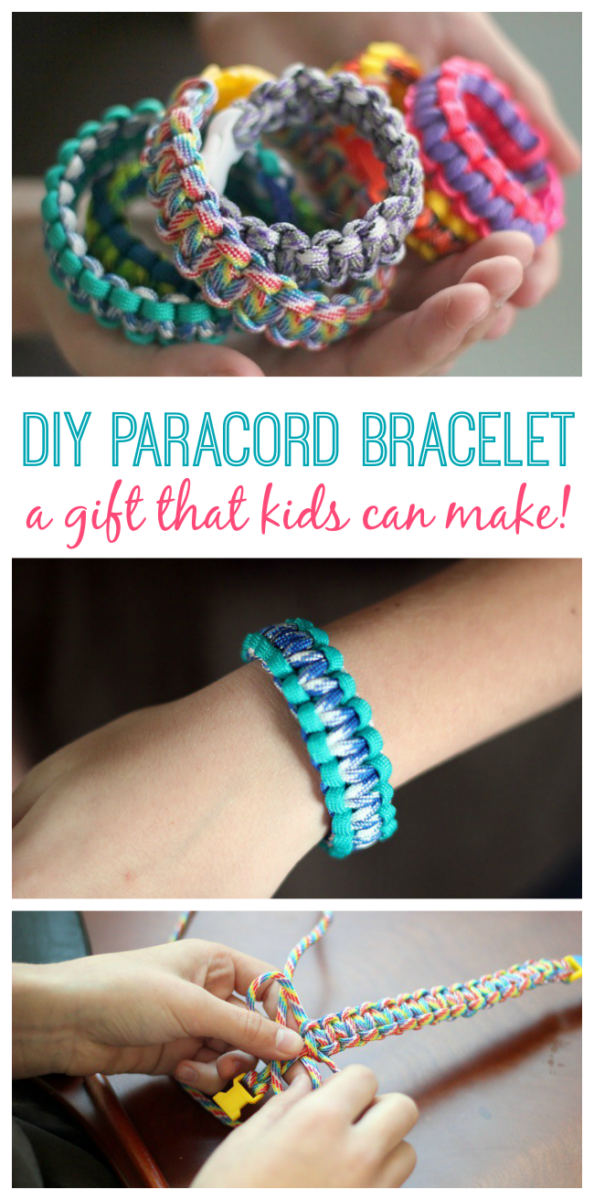 DIY Paracord Bracelet Kit Kids Jewelry Making for Girls 5 Minute