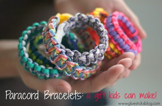 paracord bracelets for kids to make as gifts