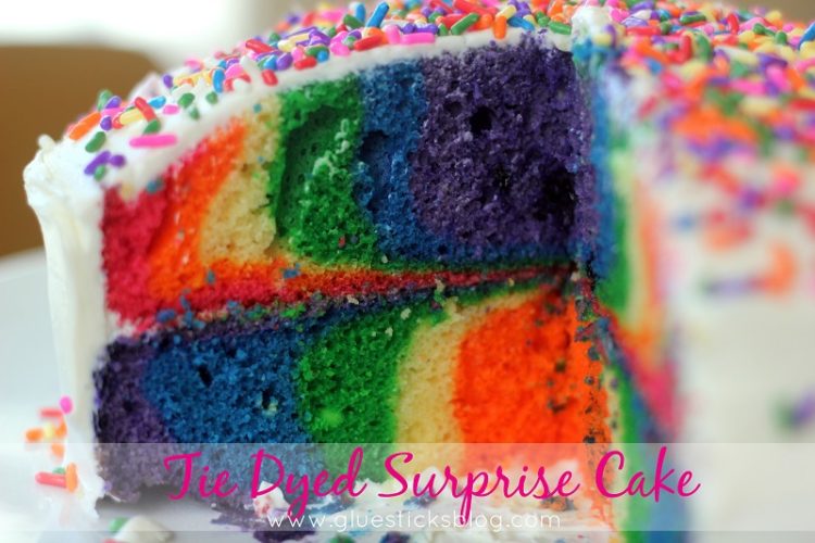 Tie Dyed Cake