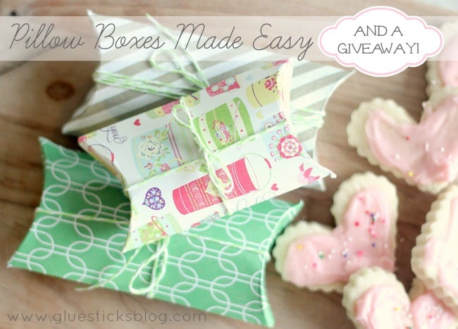 Pillow Boxes Made Easy - Gluesticks Blog