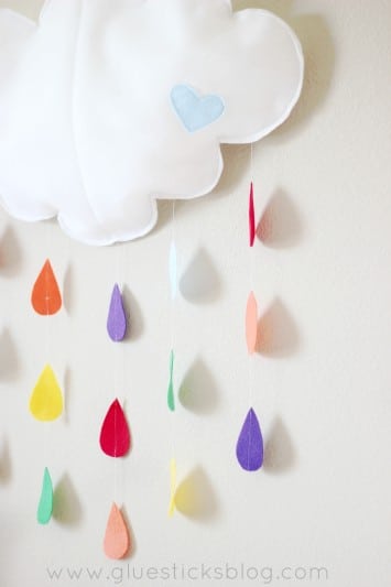 Felt Cloud Mobile - Gluesticks Blog