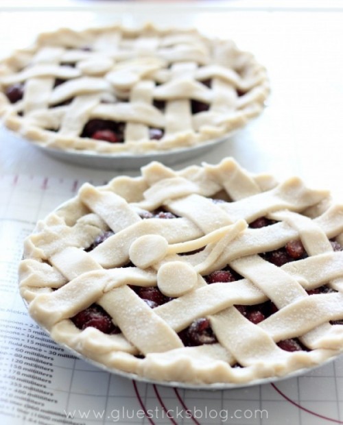 cherries with a lattice top