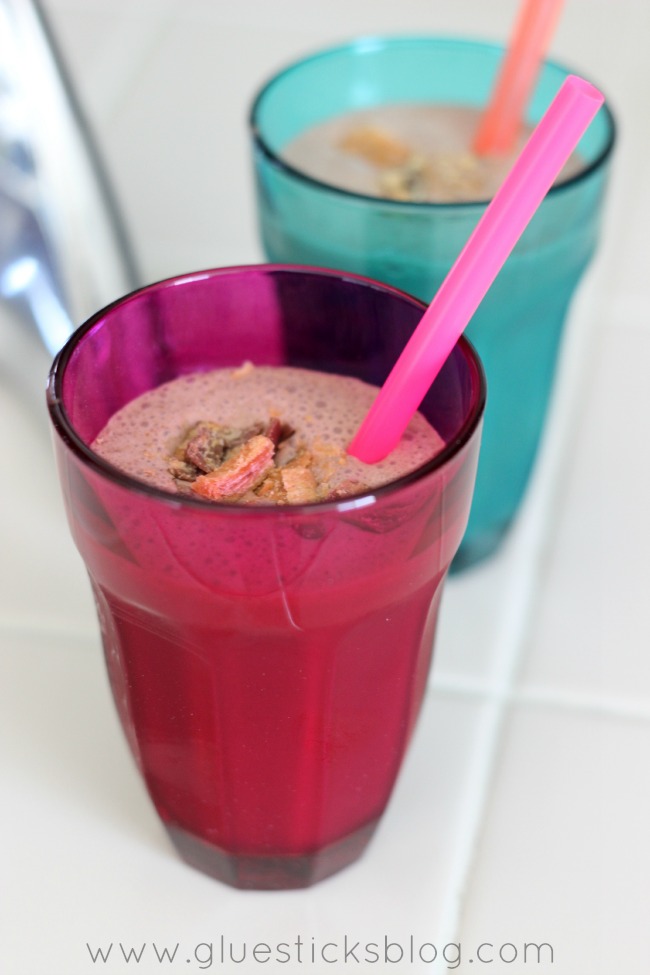 milkshakes in glass cups