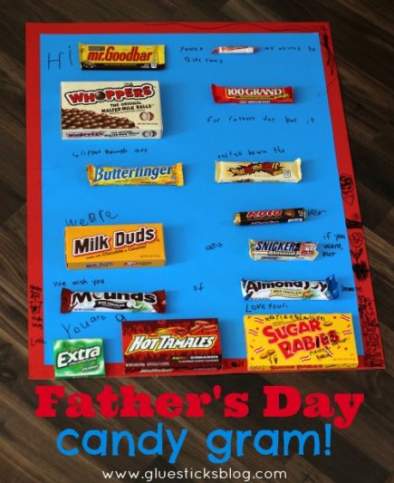 Father's Day candy gram