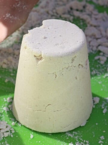 moon sand molded