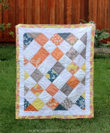 Autumn Woods Baby Quilt - Gluesticks Blog