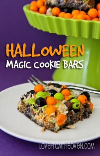 halloween magic cookies bars